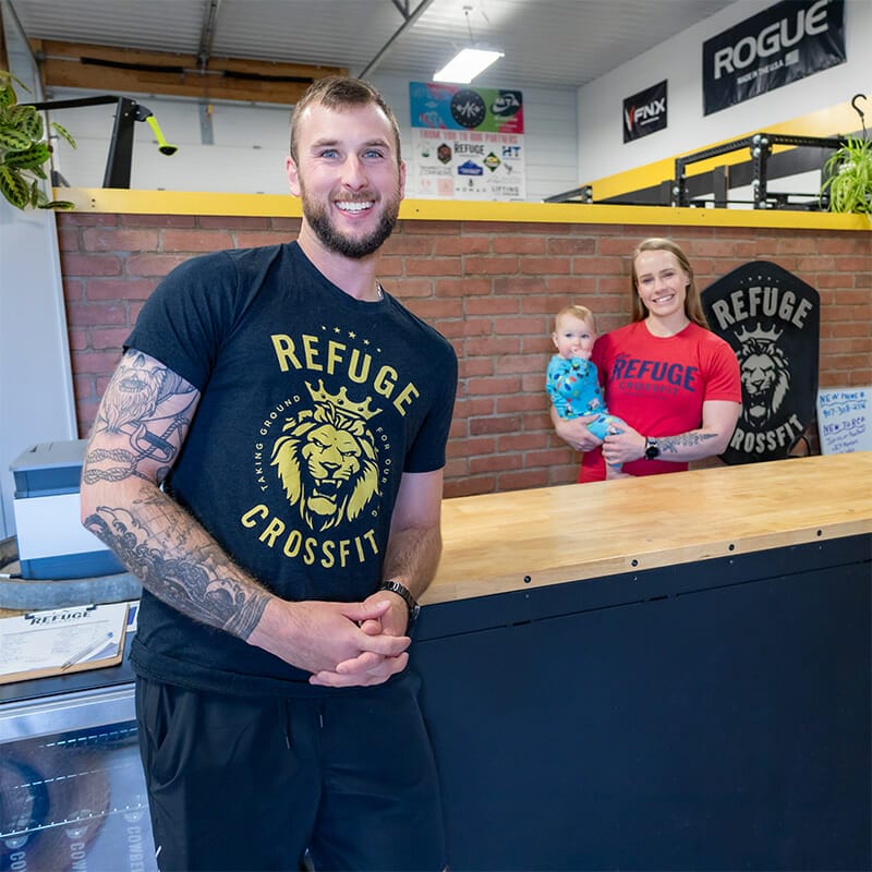 Cory & Emily Hubbard owners of Wayfinder Fitness & Nutrition